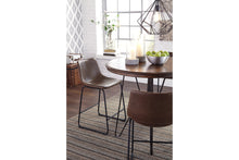 Load image into Gallery viewer, Centiar Counter Height Bucket Seat Bar Stool by Ashley Furniture D372-124 Brown