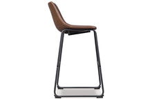 Load image into Gallery viewer, Centiar Pub Height Bucket Seat Bar Stool by Ashley Furniture D372-130 Brown