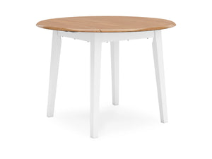 Gesthaven Dining Drop Leaf Table by Ashley Furniture D398-15 Natural/White