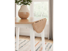 Load image into Gallery viewer, Gesthaven Dining Drop Leaf Table by Ashley Furniture D398-15 Natural/White