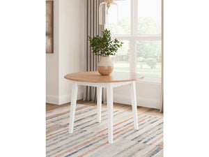 Gesthaven Dining Drop Leaf Table by Ashley Furniture D398-15 Natural/White