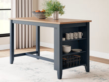 Load image into Gallery viewer, Gesthaven Counter Height Dining Table by Ashley Furniture D399-13 Natural/Blue