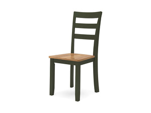 Gesthaven Dining Chair by Ashley Furniture D401-01 Natural/Green