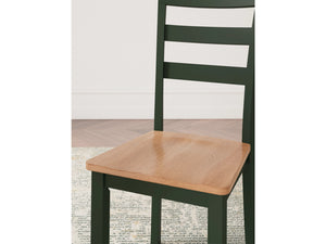 Gesthaven Dining Chair by Ashley Furniture D401-01 Natural/Green