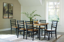 Load image into Gallery viewer, Blondon Dining Table and 6 Chairs (7 pc Set) by Ashley Furniture D413-425