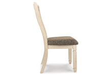 Load image into Gallery viewer, Bolanburg Rake Back Upholstered Dining Chair by Ashley Furniture D647-01 Antique White
