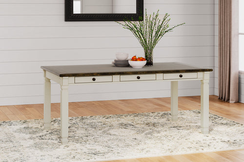 Bolanburg Dining Table with 6 Storage Drawers by Ashley Furniture D647-25 Antique White