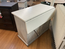 Load image into Gallery viewer, Rustic Two-Tone Mosaic Kitchen Island with Flip-Up Top by American Heartland TT70117 TFBK BFDB
