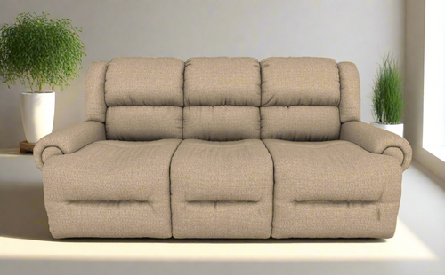 Genet Manual Reclining Space Saver Sofa by Best Home Furnishings S960RA4 19985 Sandstone