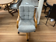 Dining Chair by Chromcraft CM117CH C945CHZ 2202 Fonzo Marble