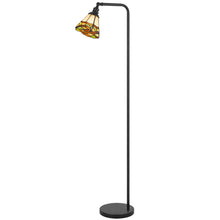 Load image into Gallery viewer, Vittorio Downbridge Metal Tiffany Floor Lamp by Cal Lighting EC-1000 FL