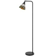 Load image into Gallery viewer, Vittorio Downbridge Metal Tiffany Floor Lamp by Cal Lighting EC-1000 FL