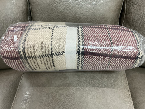 Woven Red Plaid Throw by Ganz CX195002