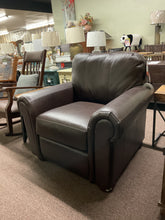 Load image into Gallery viewer, Theo Leather Chair by La-Z-Boy Furniture 237-651 LB178278 Coffee Discontinued leather &amp; style