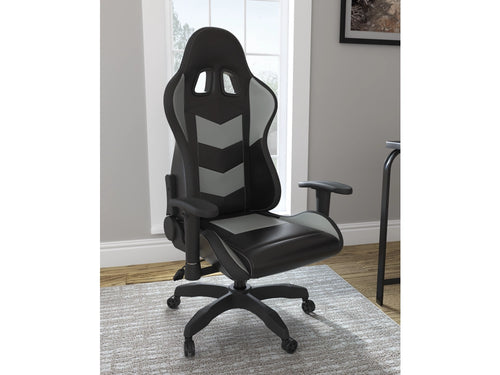 Lynxtyn Swivel Adjustable Height Gaming Chair with LED Lighting by Ashley Furniture H400-09A