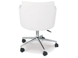 Baraga Swivel Home Office Desk Chair by Ashley Furniture H410-01A White