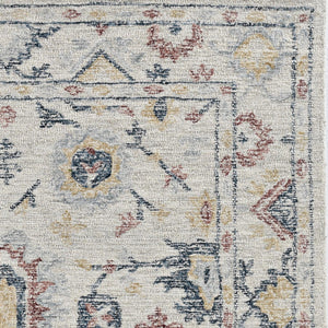 Hudson 5' x 7' Rug by KAS HUD24605X7 Ivory Medina