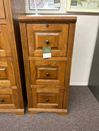 Oak Three Drawer File Cabinet by American Heartland 93003MD Medium Oak