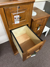 Load image into Gallery viewer, Oak Four Drawer File Cabinet by American Heartland 93004MD Medium Oak