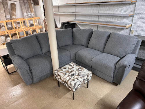 Rigby 3pc Reclining Sectional by La-Z-Boy Furniture 44D, 44C, 44E-703 C200184 Stonewash