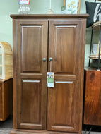 Poplar Short Double Door Pantry by American Heartland 95792CM Chocolate Mousse