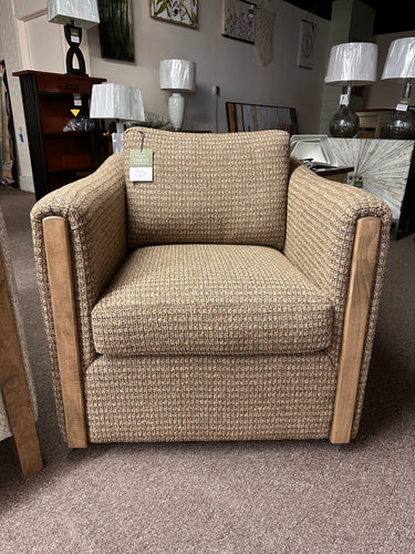 Hazel Swivel Chair by Marshfield 1910-31 Glasgow Raffia #16