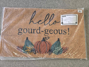 Hello Gourd Doormat by Ganz CA182590