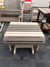 Load image into Gallery viewer, Gliding Ottoman by Nature&#39;s Best GO-CGAW-STRIPE Coastal Grey on Aspen  Wood Grain (STRIPE)