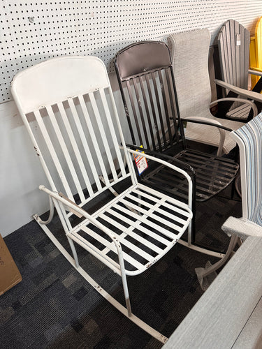 Distressed White Outdoor Rocking Chair by Ganz 157632