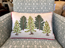 Load image into Gallery viewer, Embroidered Pine Trees Pillow by Ganz MX188893