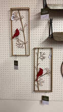 Load image into Gallery viewer, Gold Frame Cardinal in Branch Wall Decor by Ganz CX181794