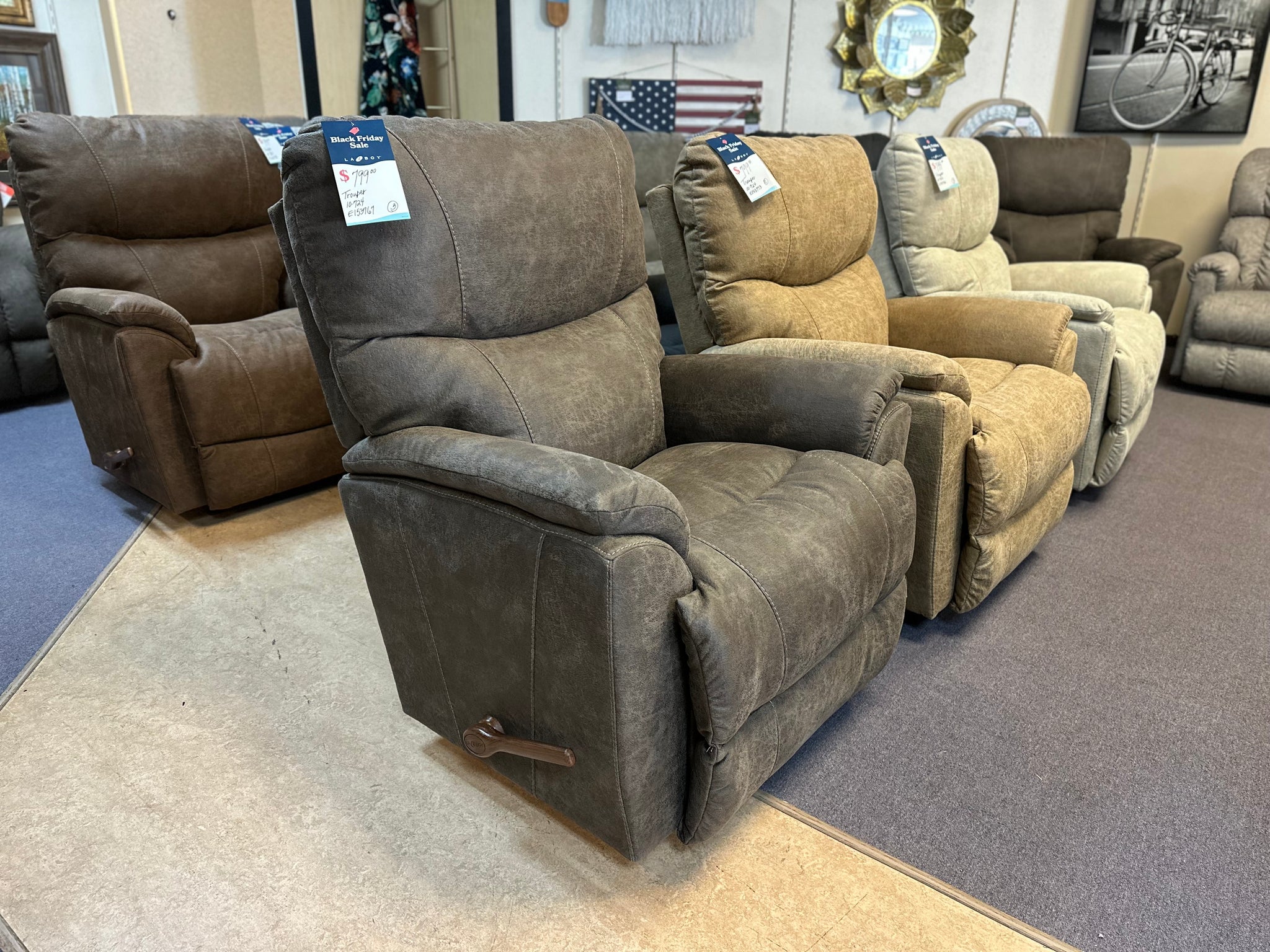 Trouper rocker recliner hot sale