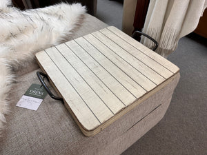 Ottoman Tray by Sunny Designs 2098WS White Sand