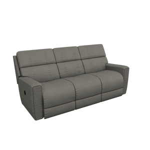 Apollo Leather Reclining Sofa by La-Z-Boy Furniture 444-757 LB193056 Blue Grey