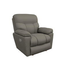 Load image into Gallery viewer, Morrison Power Rocking Recliner w/ Headrest &amp; Lumbar 10X-766 RW B153853 Silver