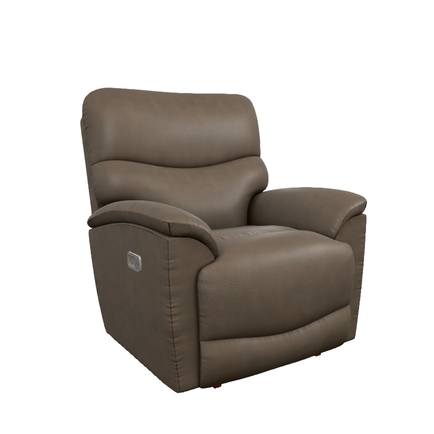 Trouper Power Rocking Recliner w/ Headrest & Lumbar by La-Z-Boy Furniture 10X-724 E153767 Mink