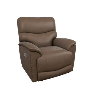 Trouper Power Rocking Recliner w/ Headrest & Lumbar by La-Z-Boy Furniture 10X-724 E153775 Whiskey