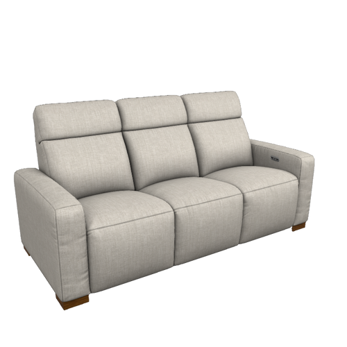 Acadia Power Reclining Sofa w/ Headrest by La-Z-Boy Furniture 84U-811 D207451 Oyster