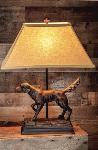 Hunting Dog Table Lamp by Vintage Direct L7082AZGS