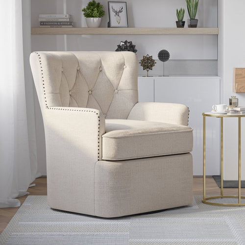 Bryson Swivel Accent Chair by Jofran BRYSON-SW-OAT