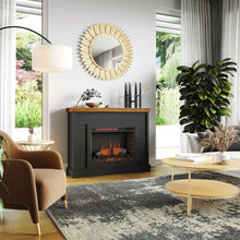 Load image into Gallery viewer, Washington Fireplace Mantel by Legends Furniture WA5112.SWK Black/Whiskey