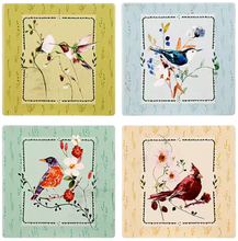 Load image into Gallery viewer, Bird Coaster (4pc set) by Ganz MG194980