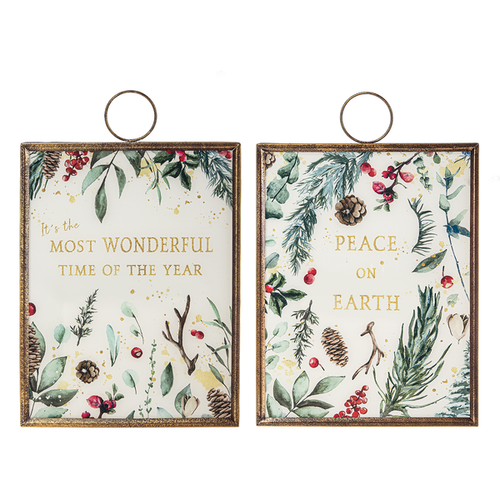 Winter Botanicals Wall Decor by GANZ MX179897