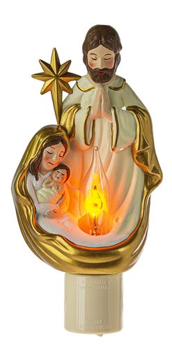 Holy Family Flicker Night Light by Ganz MX181315