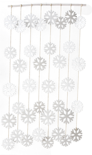 Snowflake Curtain Wall Decor by Ganz MX184688