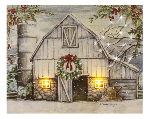 Winter Barn Wall Decor by Ganz MX185483