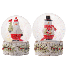Load image into Gallery viewer, Santa &amp; Snowman Globes by Ganz MX194761