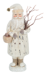 Woodland Santa Figurine by Ganz MX196155