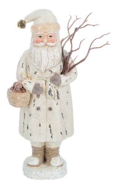 Woodland Santa Figurine by Ganz MX196155