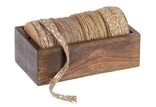 Jute Ribbon on Spool Set (4pc set) by Ganz MX196645